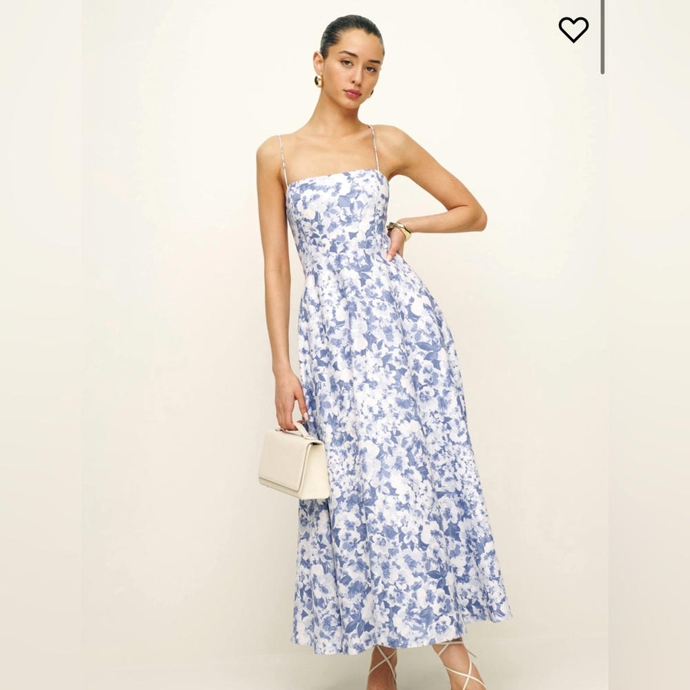 Monette Linen dress by Reformation, size 2